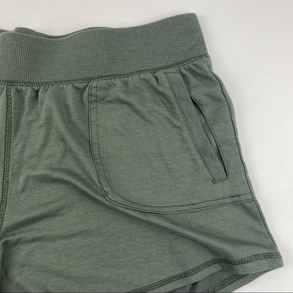 Athletic Works Shorts Womens XXL Green Elastic Waist Pockets - Picture 3 of 7